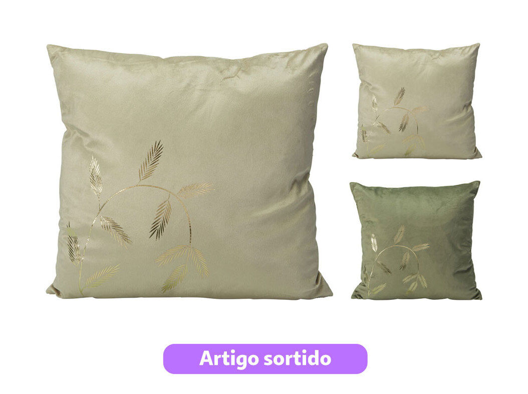 ALMOFADA 45X45CM CORES SORTIDAS