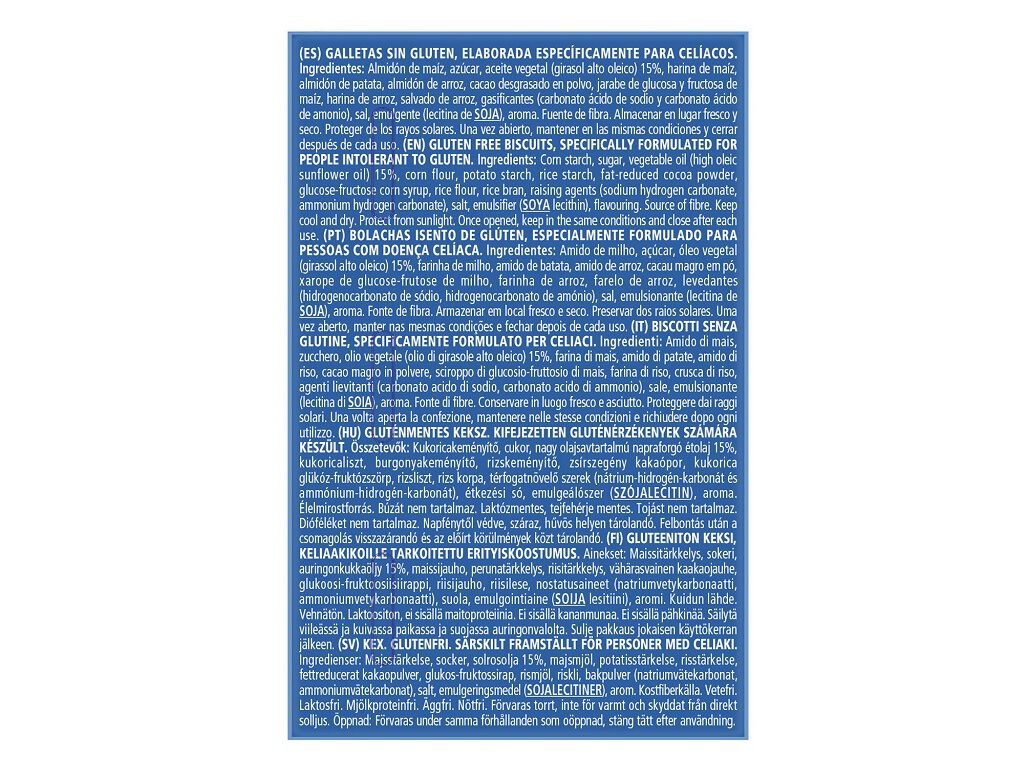 BOLACHA HOOKIES SHARK. GULLON SEM GLUT&Eacute;N 160G image number 2