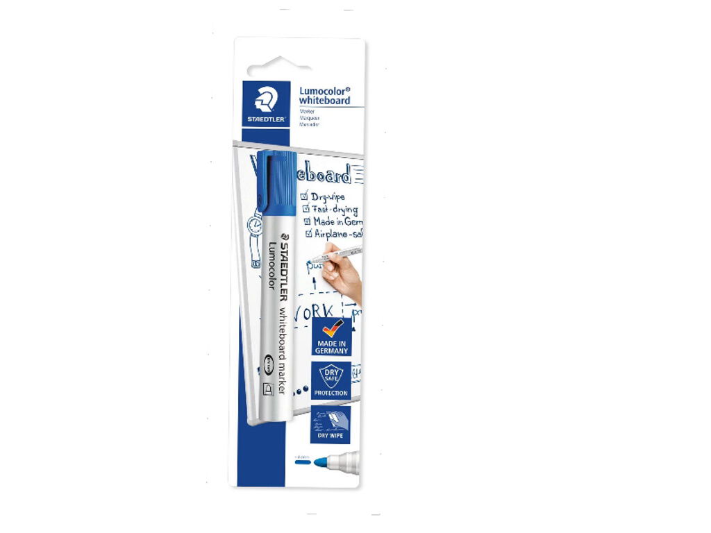 MARCADOR PARA QUADRO BRANCO LUMOCOLOR STAEDTLER AZUL image number 0