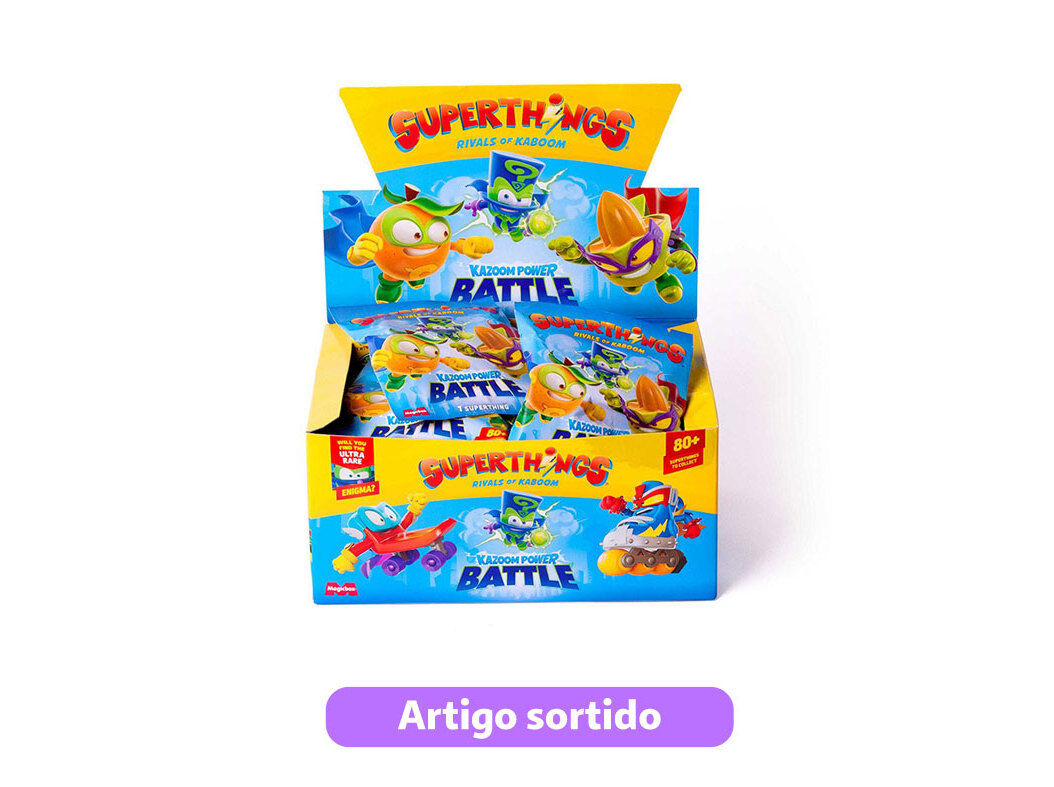 KAZOOM SUPER THINGS POWER BATTLE MODELOS SORTIDOS