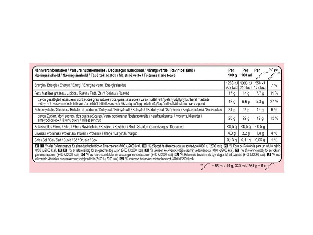 GELADO MAGNUM MINI CHOCOLATE BRANCO E MORANGO 6X55ML image number 1