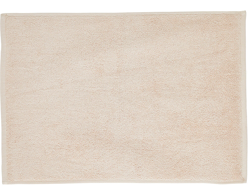 SA&Iacute;DA DE BANHO AUCHAN ESSENCIAL 600G BEGE 40X60CM