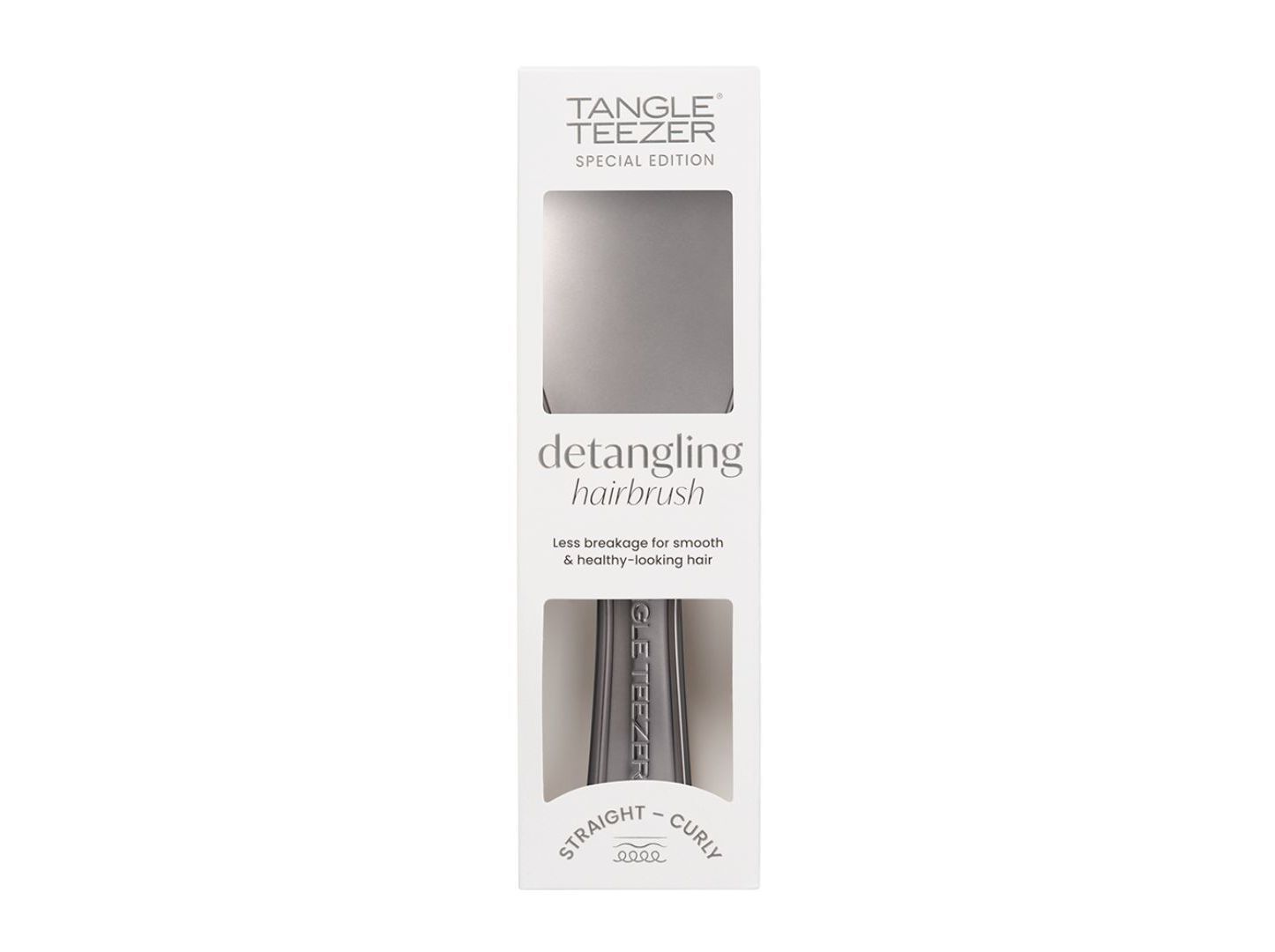 ESCOVA TANGLE TEEZER DETANGLER CHROME SILVER image number 2