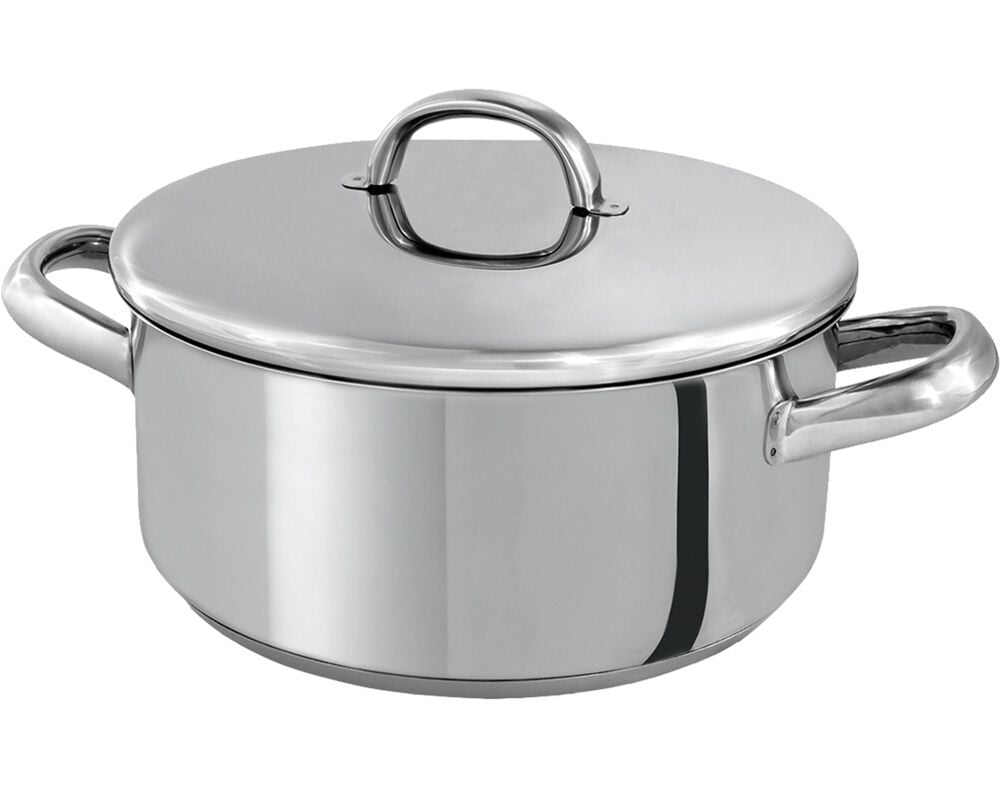 CA&Ccedil;AROLA DE INDU&Ccedil;&Atilde;O EUROPA SILAMPOS EM INOX 24CM