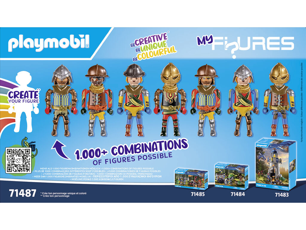 MY FIGURES: CAVALEIRO NOVELMORE PLAYMOBIL 71487 image number 1