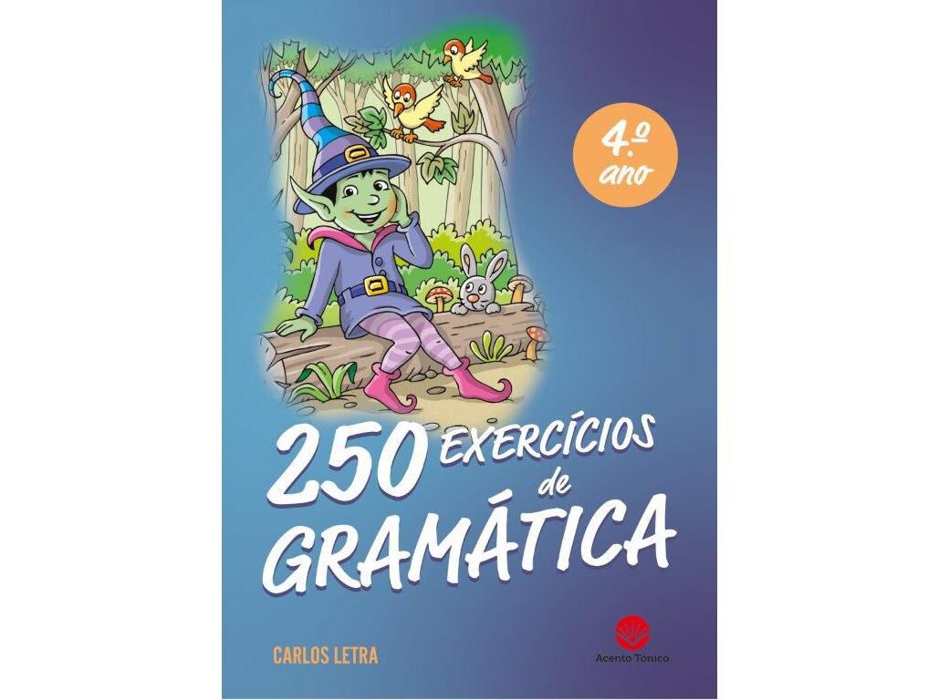LIVRO 250 EXERC&Iacute;CIOS DE GRAM&Aacute;TICA 4&ordm; ANO image number 0