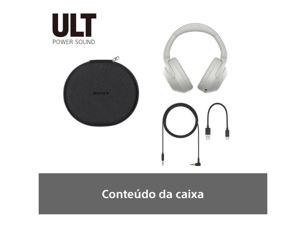 AUSCULTADORES BLUETOOTH SONY WH-ULT900NW (NOISE CANCELLING- BRANCO) image number 9