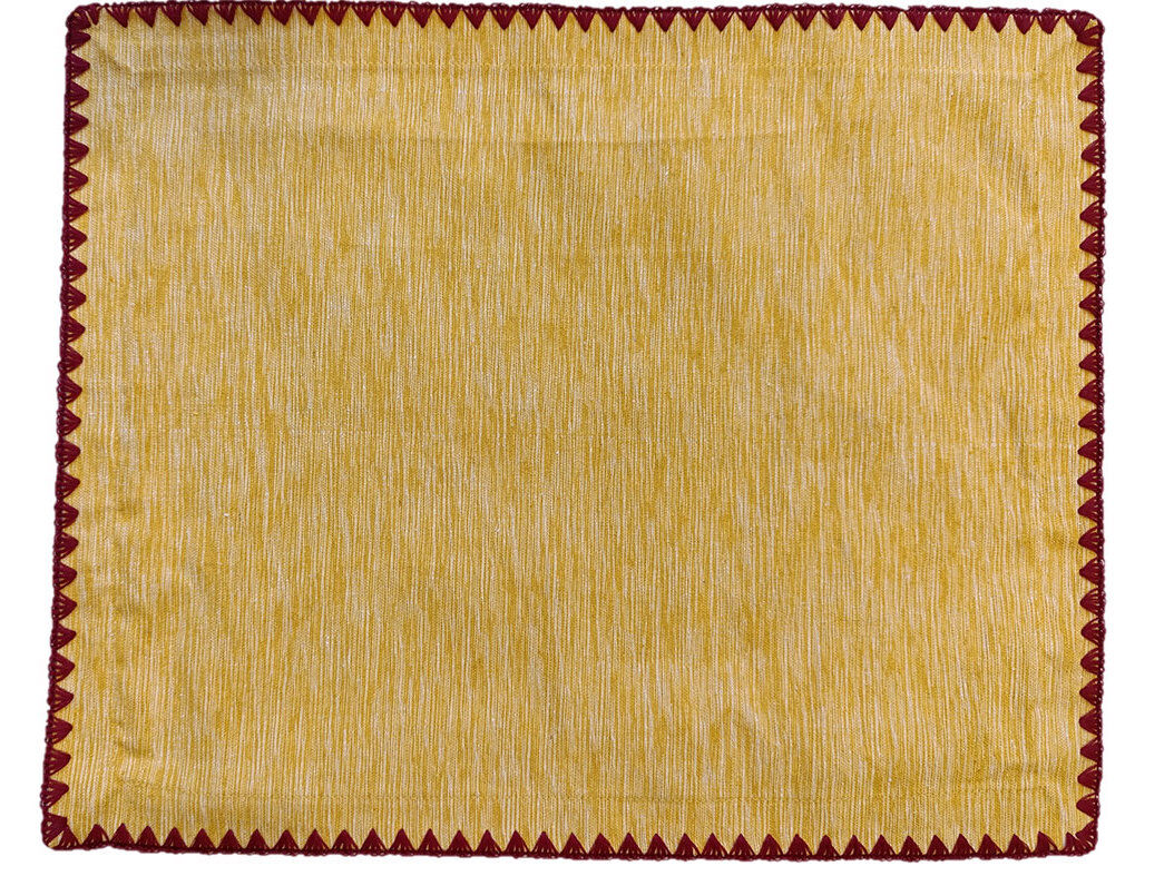 INDIVIDUAL MAXIXE AMARELO 35X45 CM