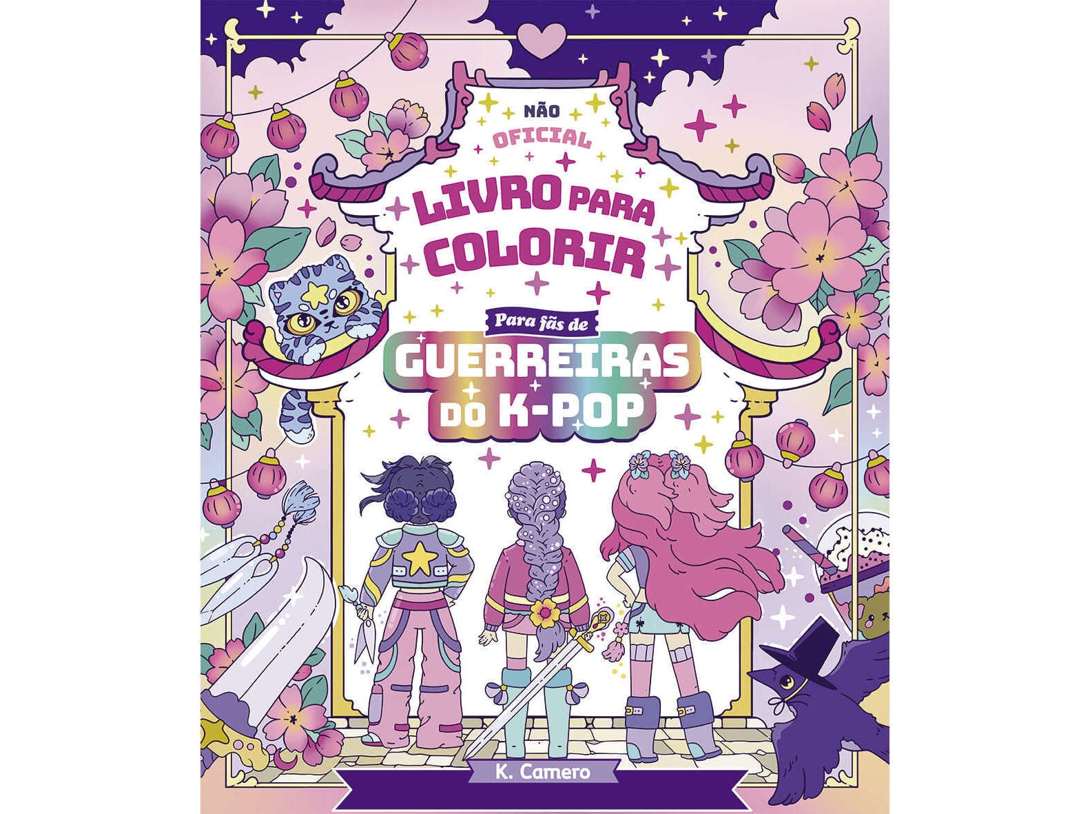 LIVRO PARA COLORIR PARA F&Atilde;S DE GUERREIRAS DO K-POP