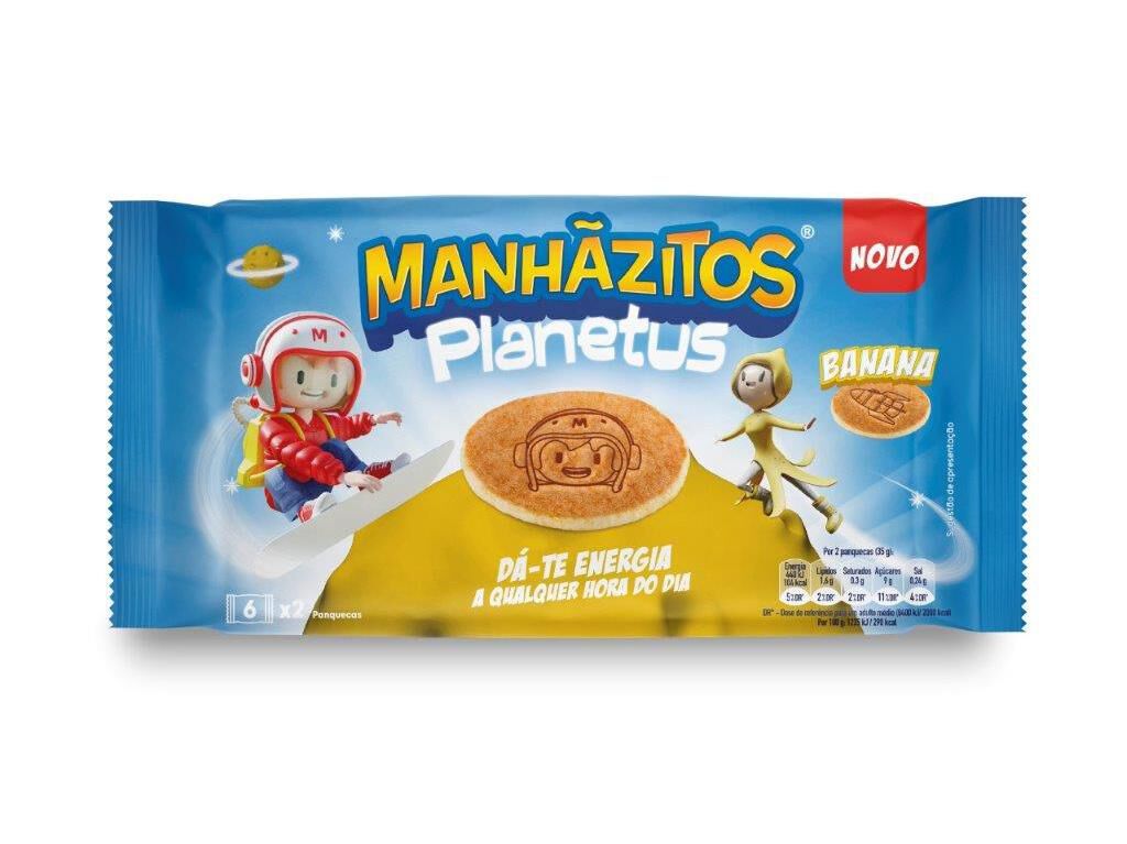 BOLO MANH&Atilde;ZITOS PLANETUS BANANA 6X2 UN 210 G image number 0
