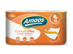 Papel Higiénico Amoos 2folhas 6rolos 6 un