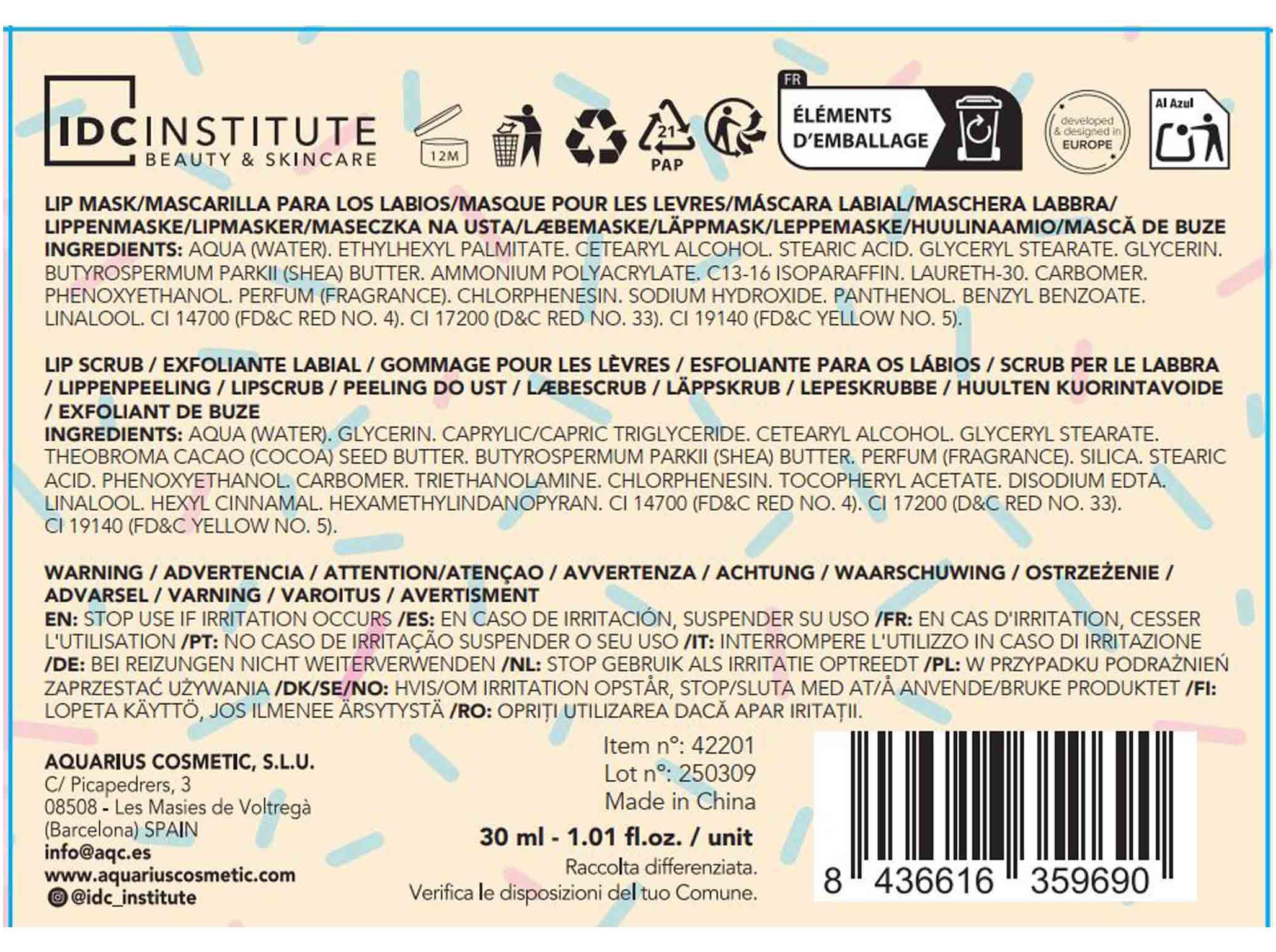 KIT L&Aacute;BIOS IDC INSTITUTE 2PCS image number 1