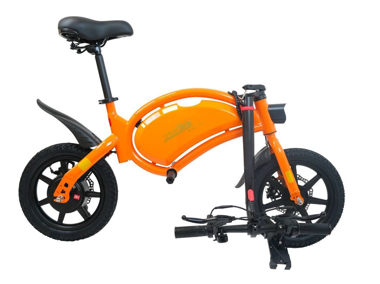 BICICLETA ELETRICA URBANGLIDE BIKE 140 ORANGE image number 2