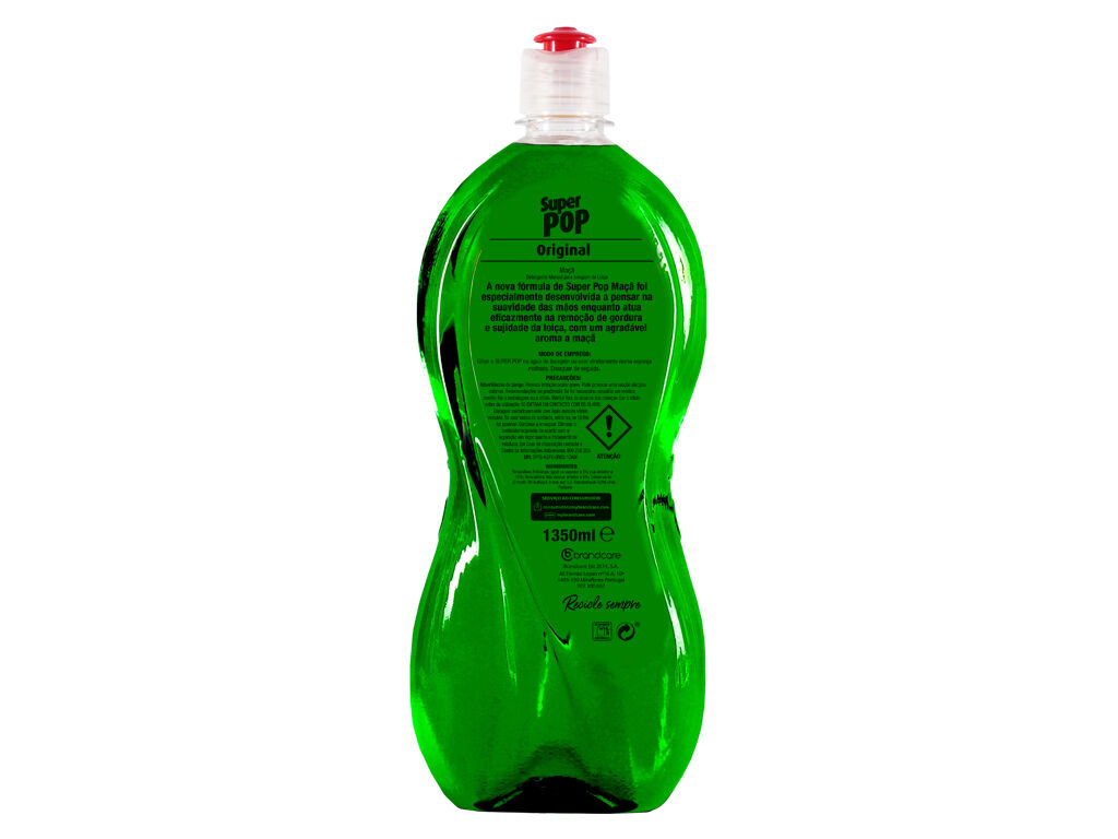 DETERGENTE DE LOI&Ccedil;A MA&Ccedil;A SUPER POP 1200+150 ML image number 1