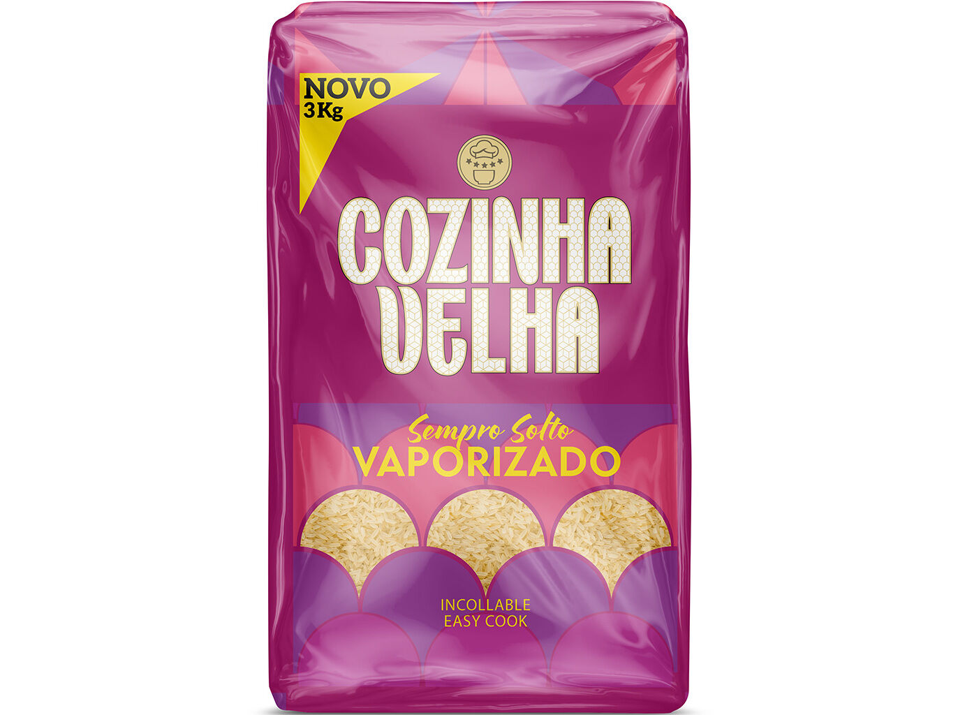 ARROZ VAPORIZADO COZINHA VELHA 3KG image number 1