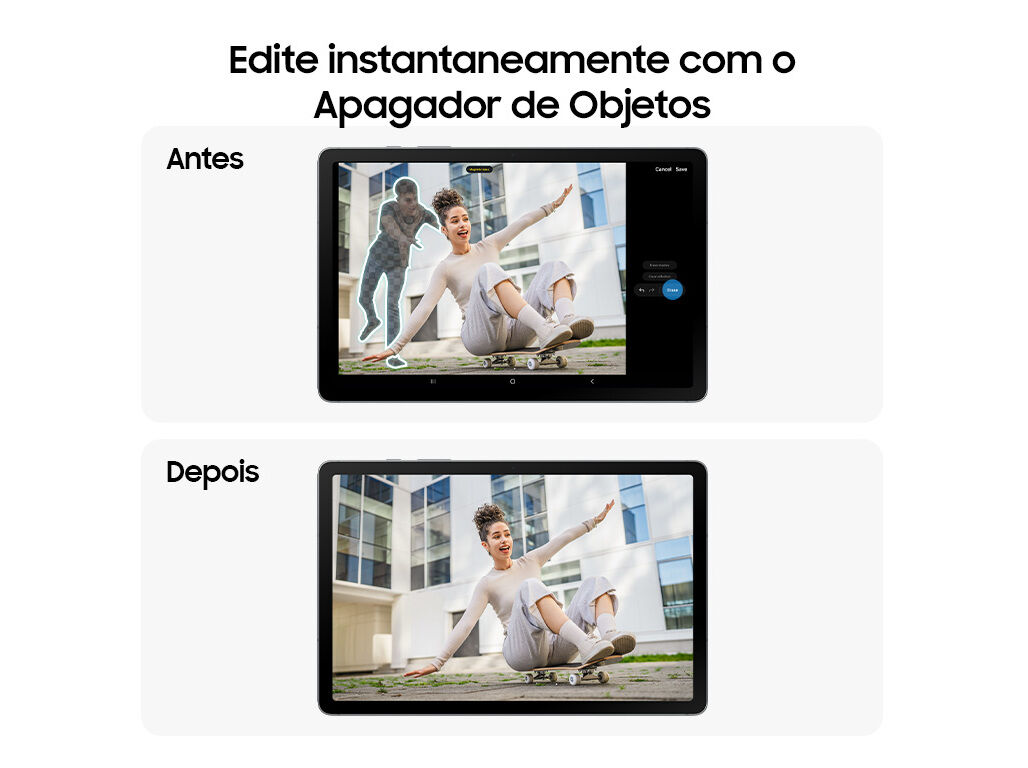 TABLET SAMSUNG GALAXY S10 LITE WIFI 128GB PRATEADO image number 5