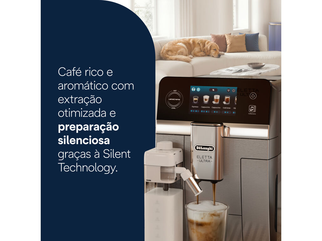 M&Aacute;QUINA CAF&Eacute; EXPRESSO DELONGHI ECAM470.85.MB ELLETA ULTRA image number 3