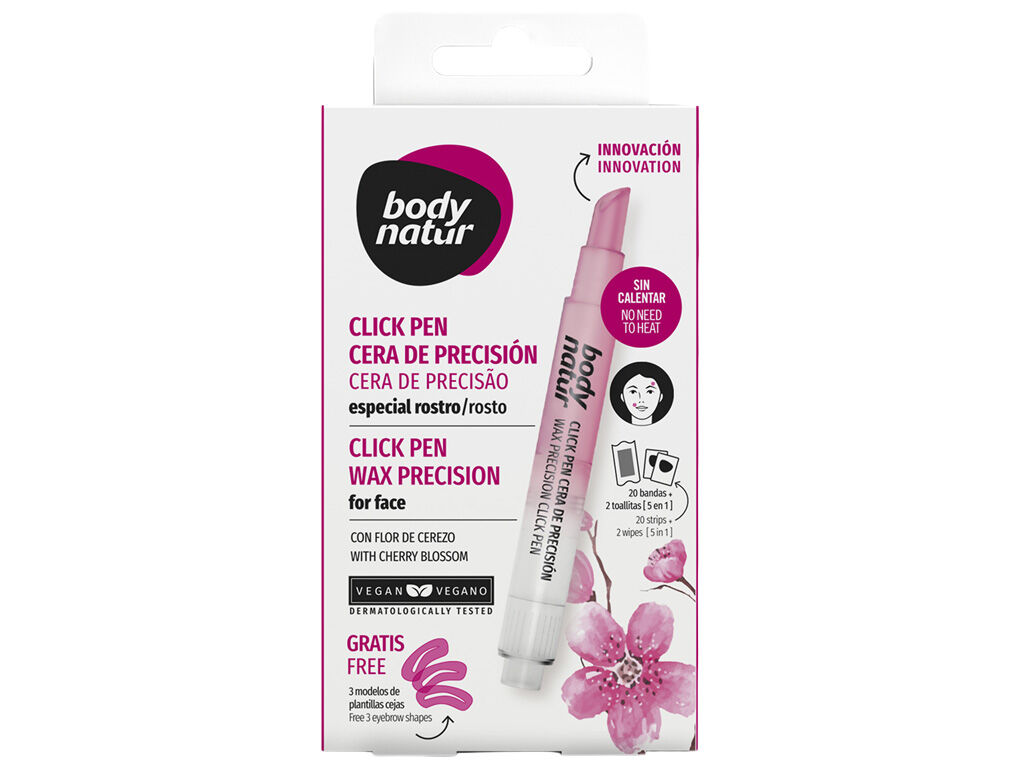 CANETA PROFISSIONAL CERA PRECIS&Atilde;O BODY NATUR 3ML+ 20 TIRAS+ 3 MOLDES