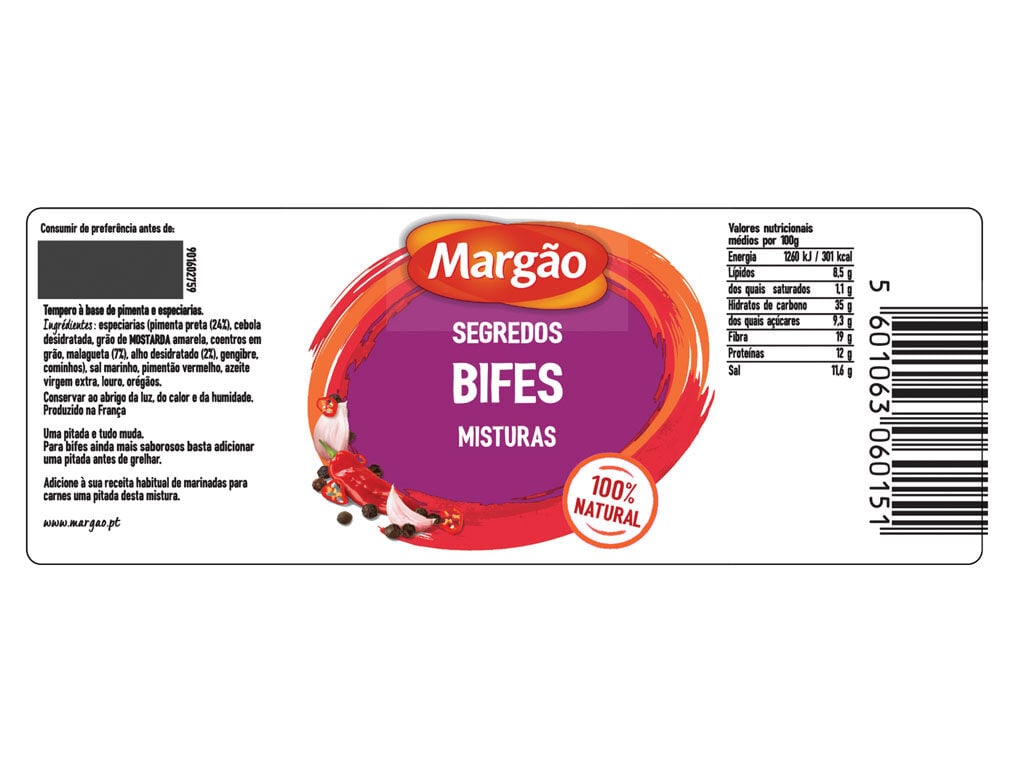 SEGREDOS MARG&Atilde;O PARA BIFE 46G image number 1