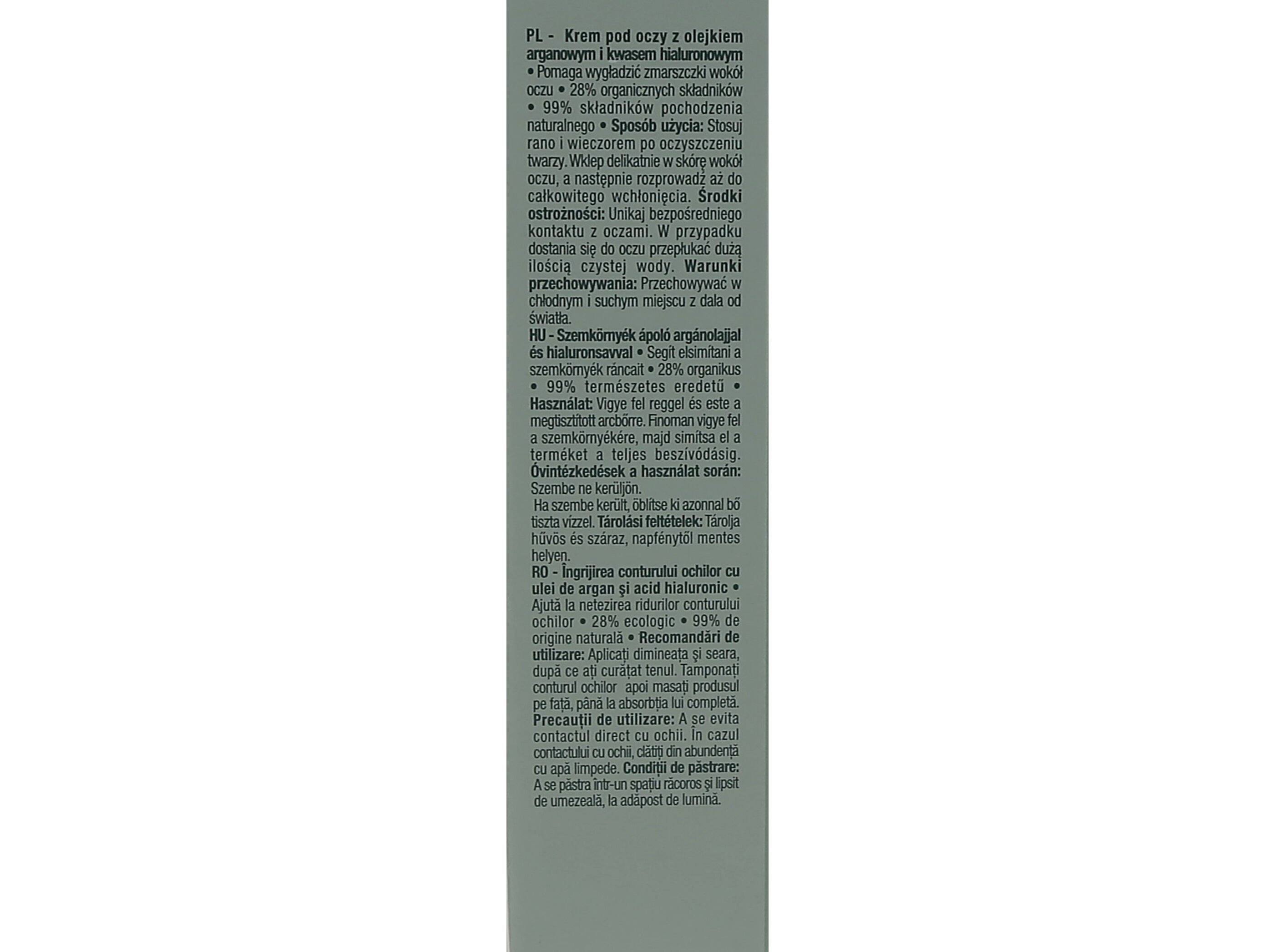 CREME CONTORNO OLHOS COSMIA BIO EXPERT DUO AGE 15ML image number 1