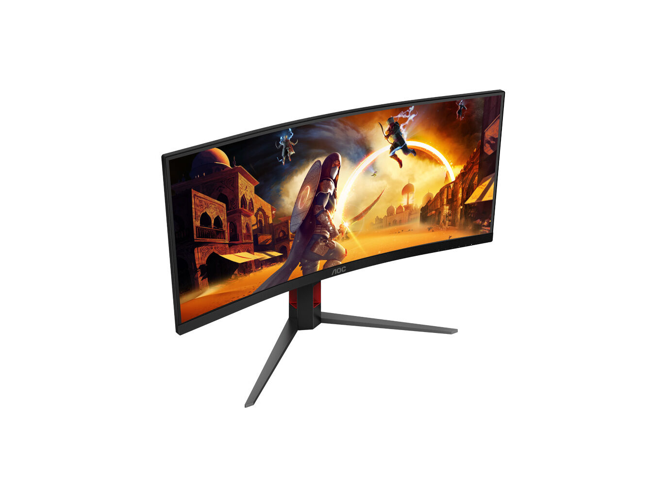 MONITOR GAMING CURVO AOC CU34G4 (34" WQHD 180HZ) image number 3
