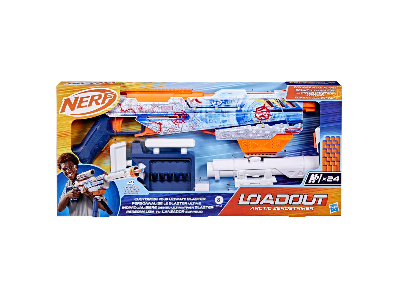 LAN&Ccedil;ADOR LOADOUT NERF ARCTIC ZEROSTRIKE