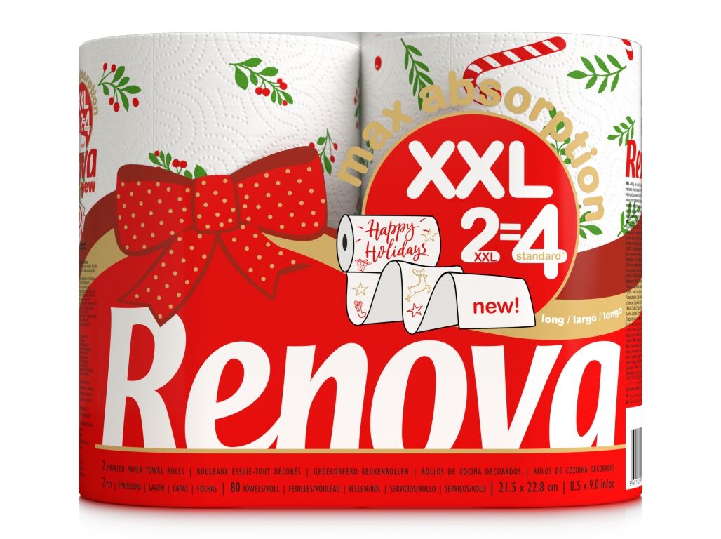ROLO RENOVA COZINHA ABSORPTION XXL 2=4 UNIDADES