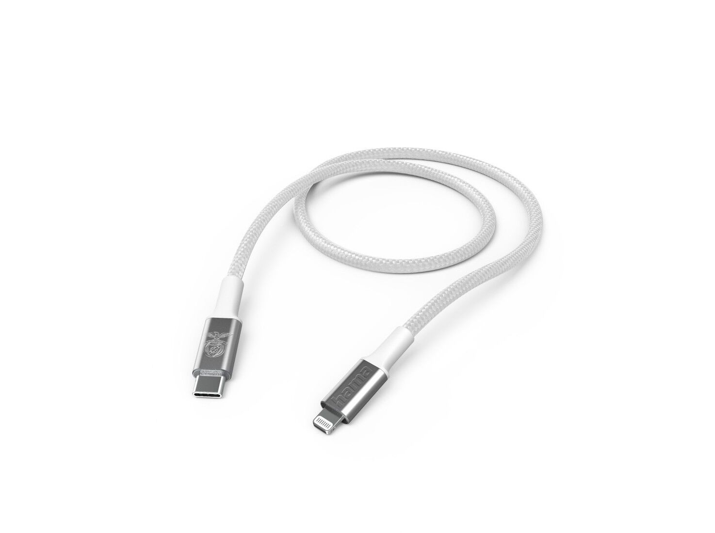 CABO BENFICA "FABRIC" HAMA 00211250 USB-C / LIGHTNING 2M image number 0