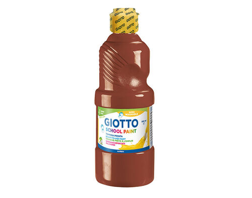 GUACHE SCHOOL PAINT GIOTTO CASTANHO 500ML image number 0