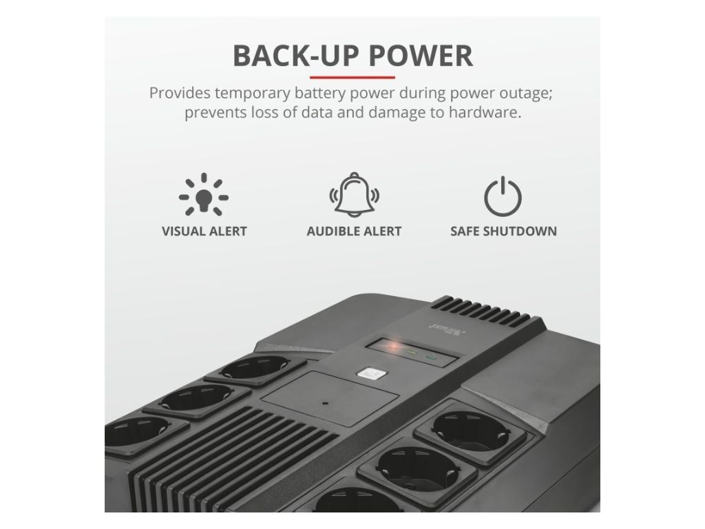 UPS TRUST PRETO 800VA - 23326 image number 1