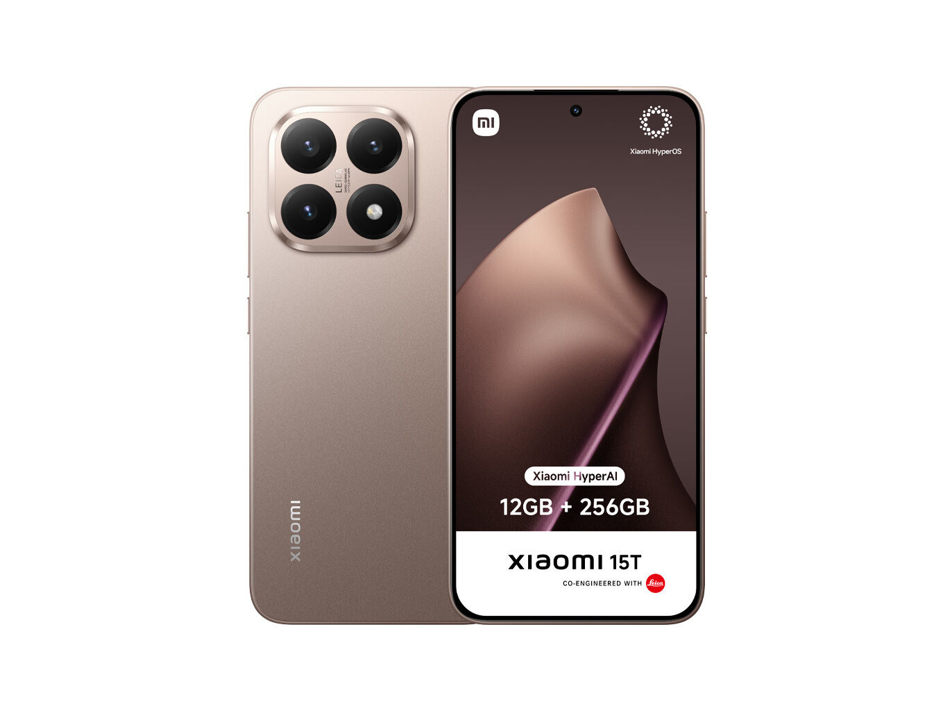 SMARTPHONE XIAOMI 15T (8.83'' 12/256GB ROSE GOLD)