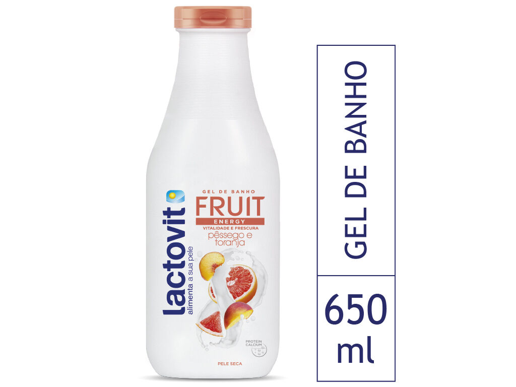 GEL LACTOVIT DE BANHO P&Ecirc;SSEGO E TORANJA 650ML image number 0