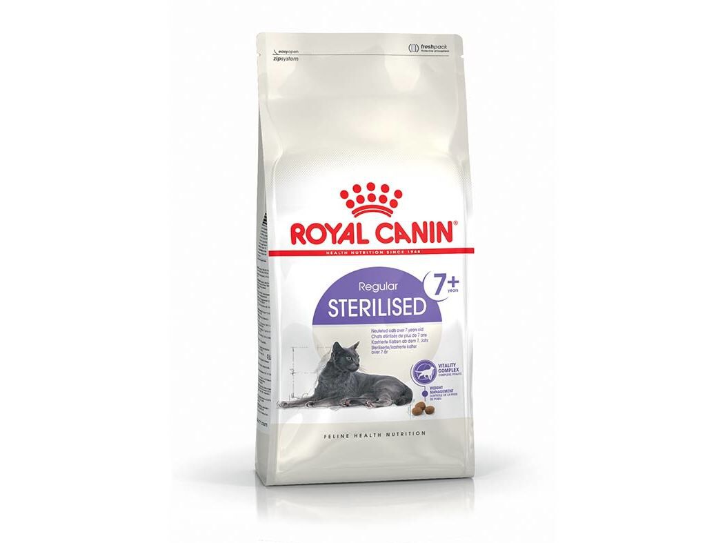 RA&Ccedil;&Atilde;O GATO ROYAL CANIN ESTERILIZADO +7 ANOS 3.5KG