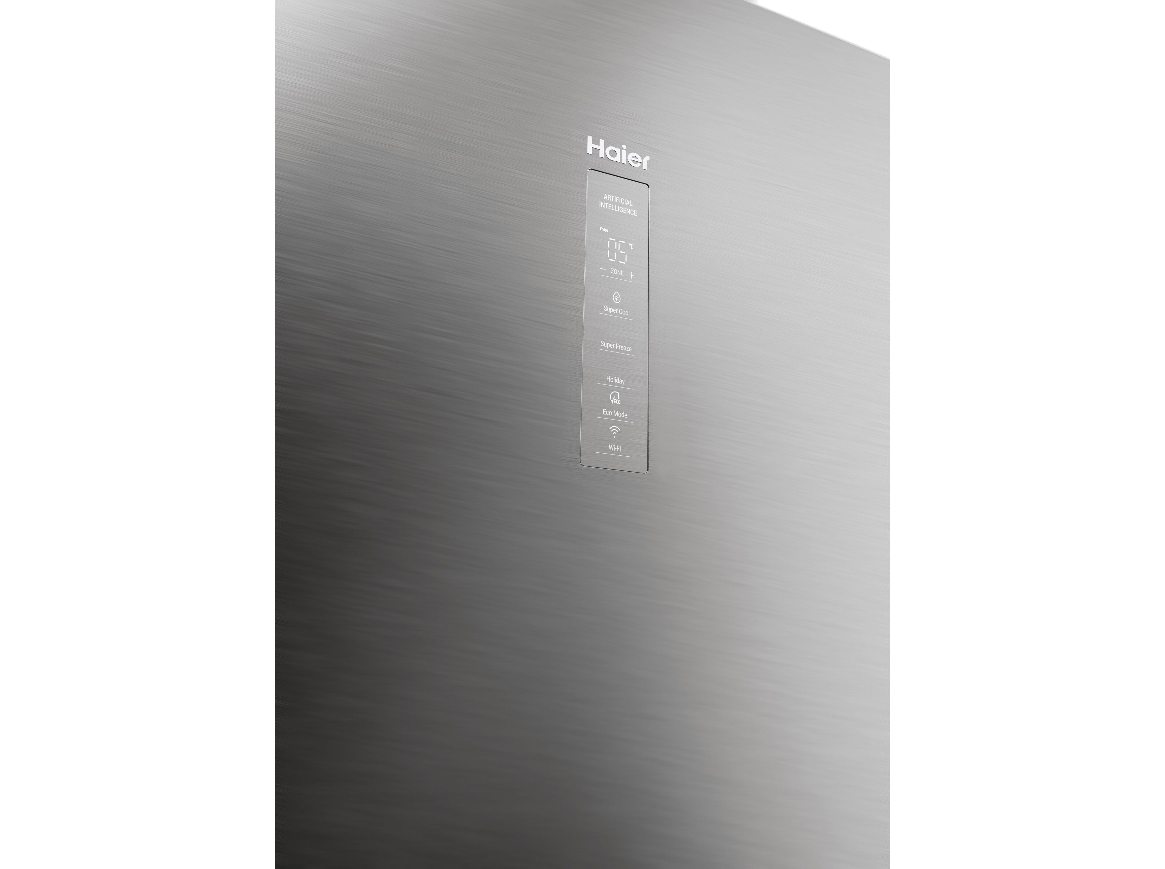 FRIGOR&Iacute;FICO COMBINADO 3 PORTAS HAIER HTW5620ENMG (NO FROST E 2.05CM 414L INOX) image number 7