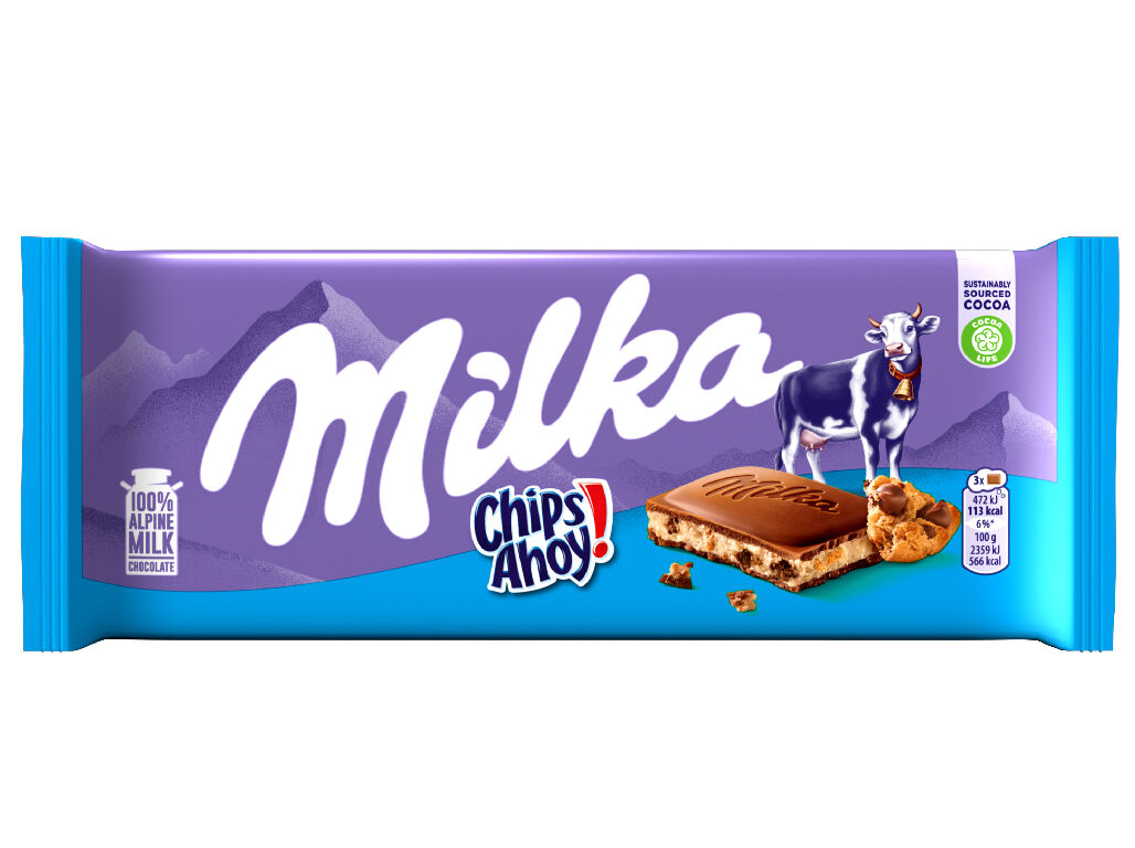 CHOCOLATE MILKA DE LEITE CHIPS AHOY! 100G image number 0