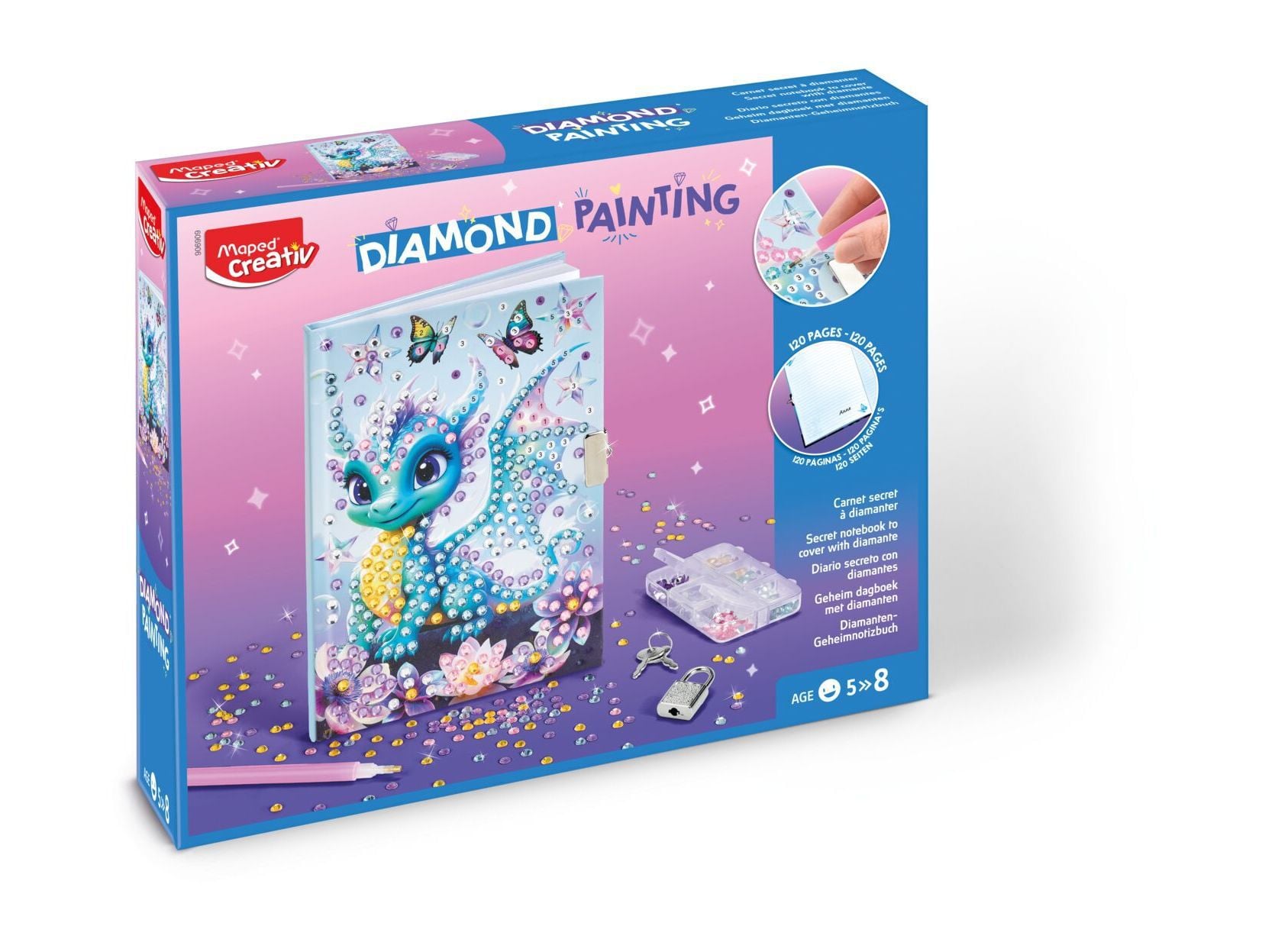 DI&Aacute;RIO SECRETO PARA PINTAR COM DIAMANTES