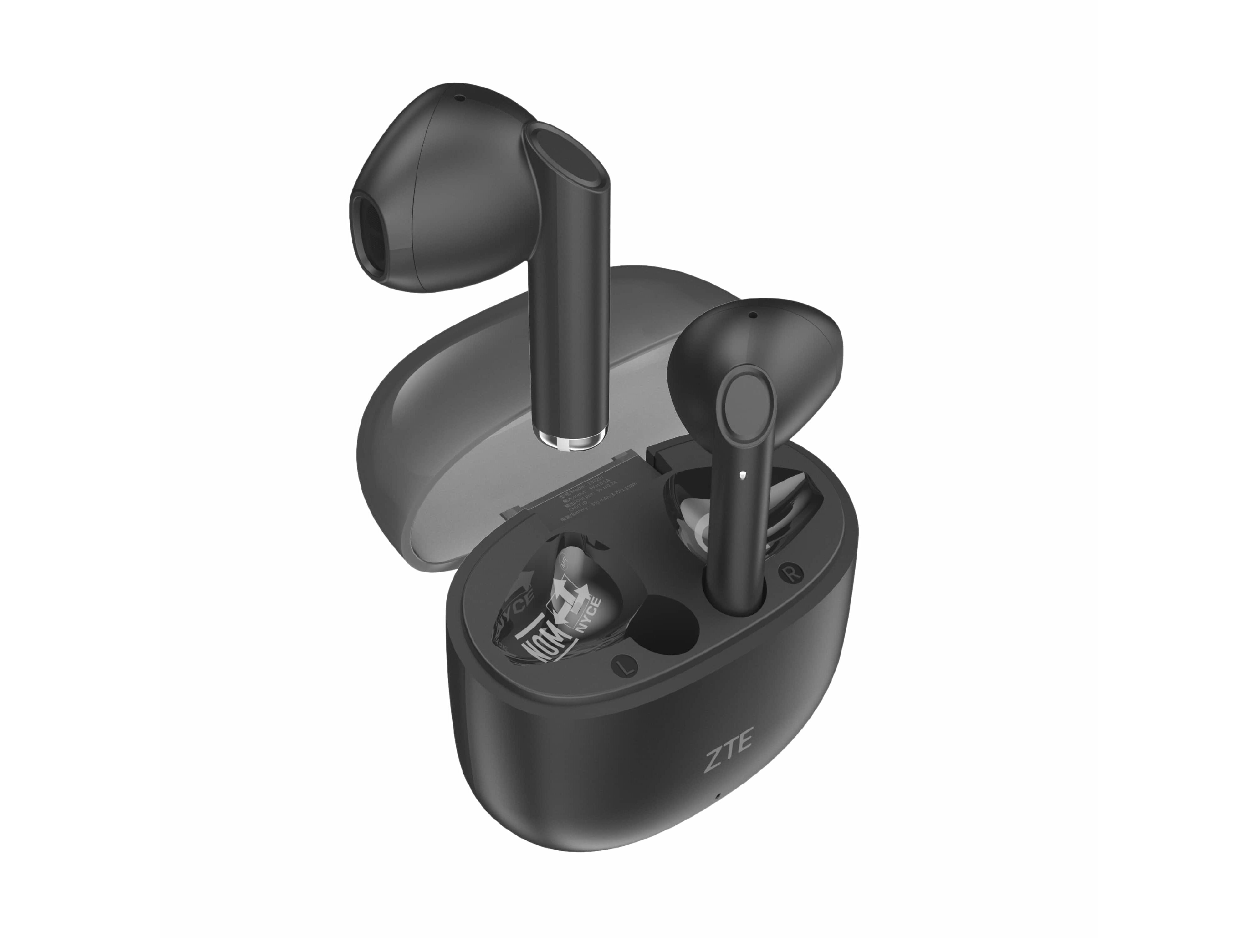 AURICULARES TWS ZTE BUDS 2 PRETO image number 0
