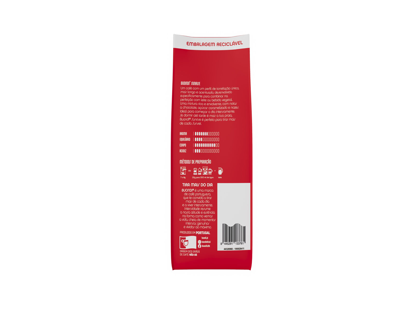 CAF&Eacute; MOIDO NORMAL BUONDI SUNRISE 200G image number 1