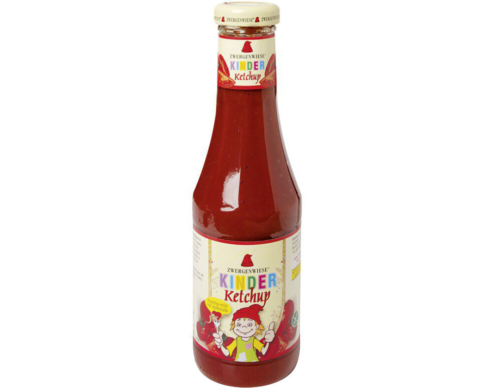 KETCHUP ZWERGENWIESE BIO SEM A&Ccedil;&Uacute;CAR PARA CRIAN&Ccedil;A 500ML image number 0