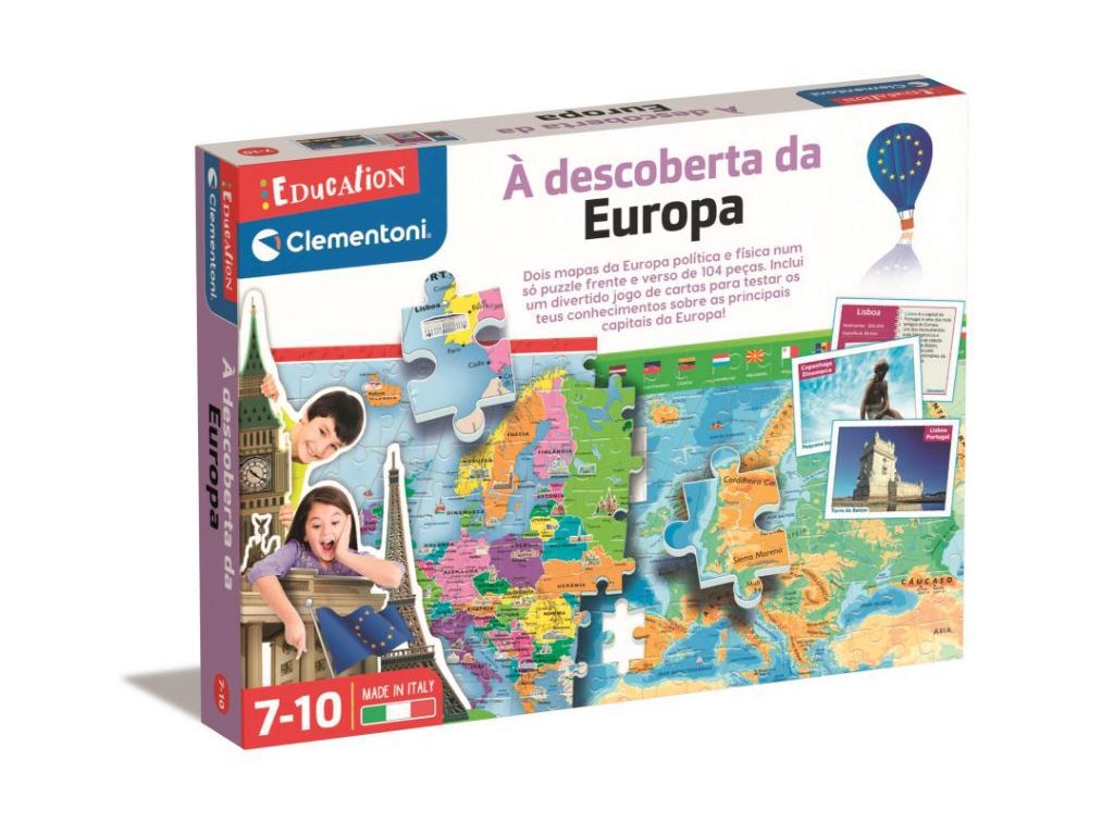 JOGO &Agrave; DESCOBERTA DA EUROPA CLEMENTONI image number 0