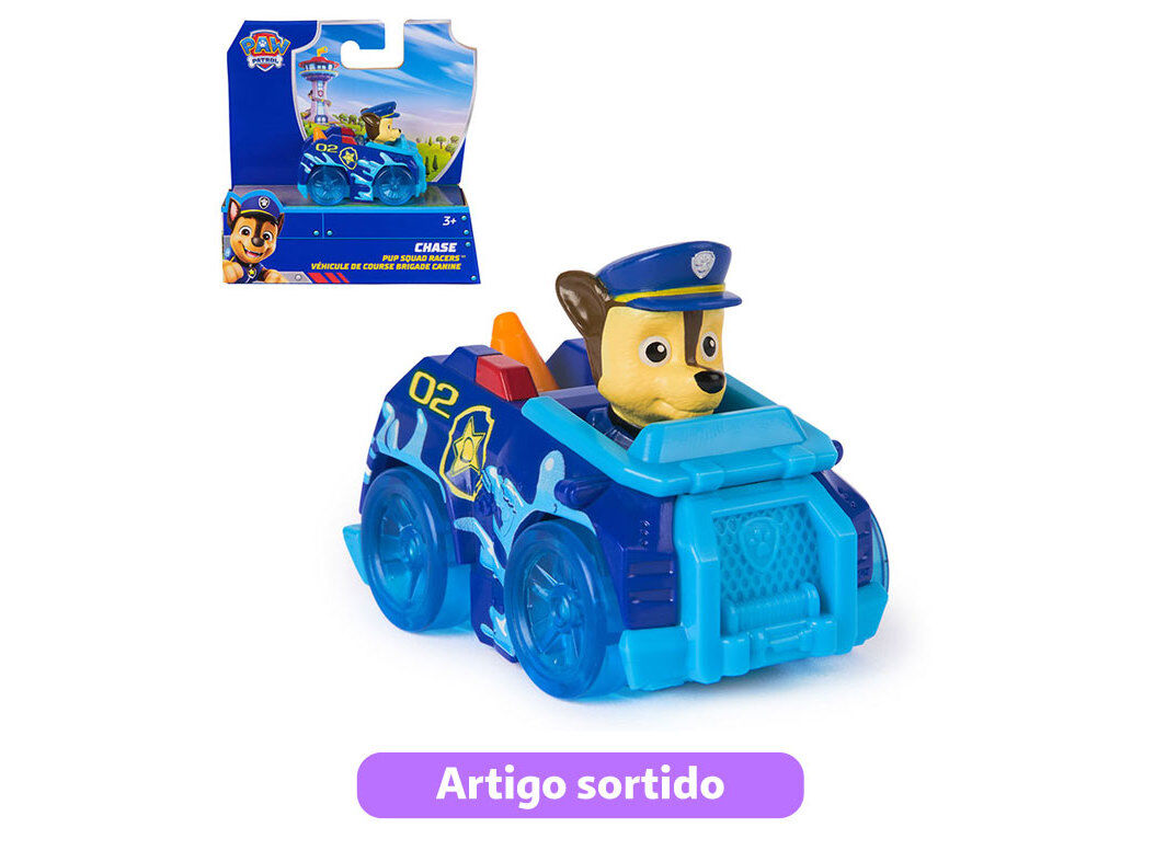 VE&Iacute;CULO PATRULHA PATA PUP SQUAD RACERS MODELOS SORTIDOS image number 0