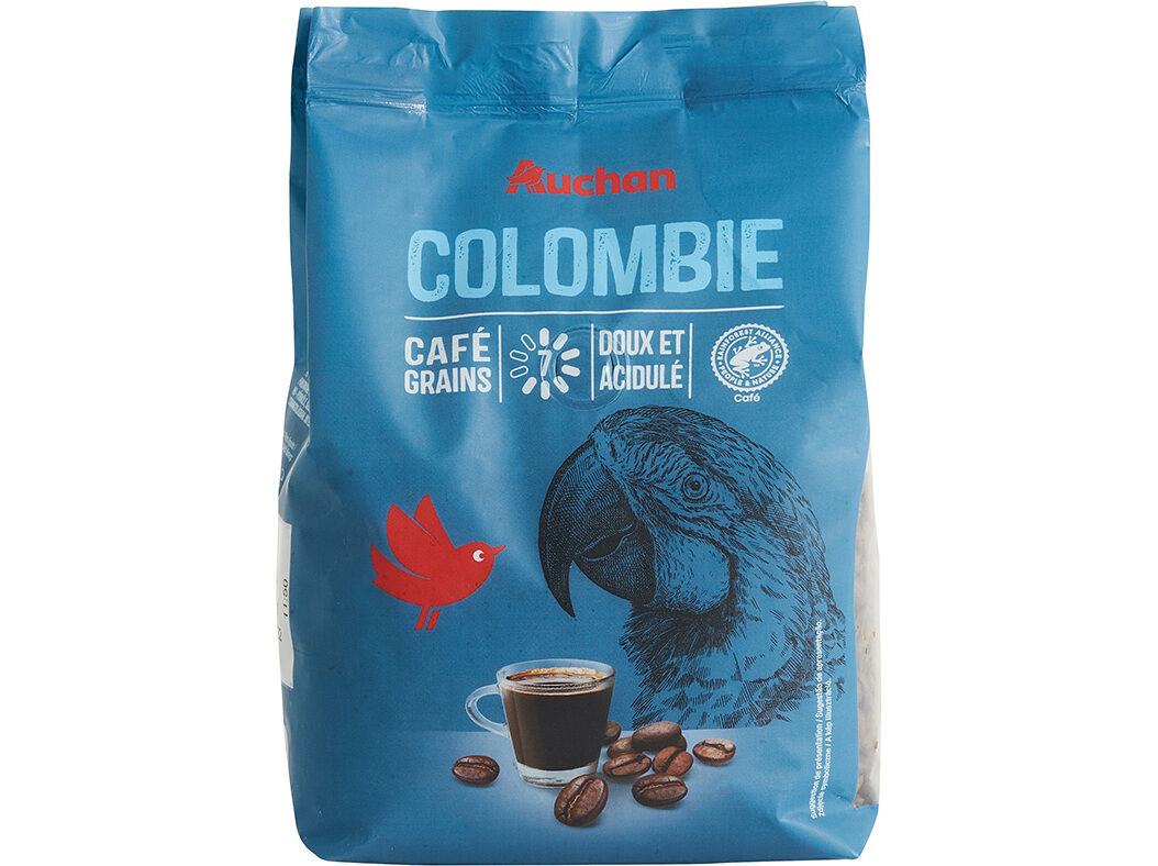 CAF&Eacute; AUCHAN GOURMET EM GR&Atilde;O SENSA&Ccedil;&Atilde;O COL&Ocirc;MBIA INTENSIDADE 7 500G image number 0