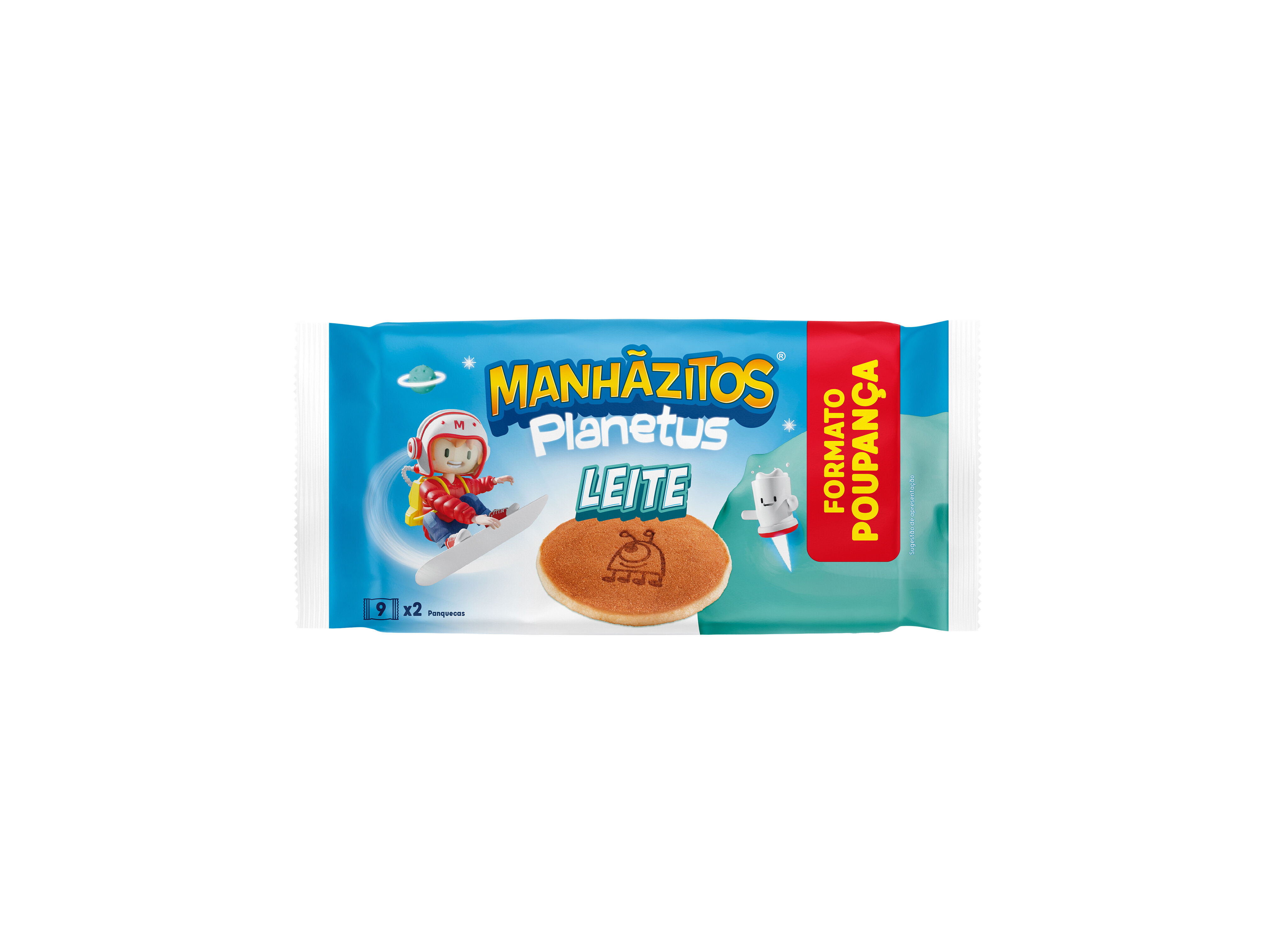 BOLO MANHAZITOS PLANETUS PACK 315G