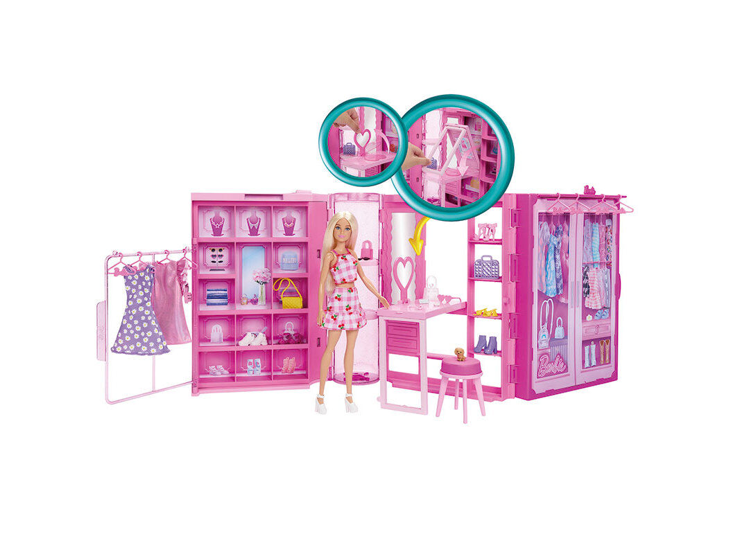 FASHION CLOSET BARBIE COM BONECA image number 1