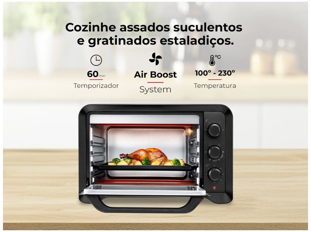 MINI FORNO FLAMA 1537FL 1600W 35LT image number 2