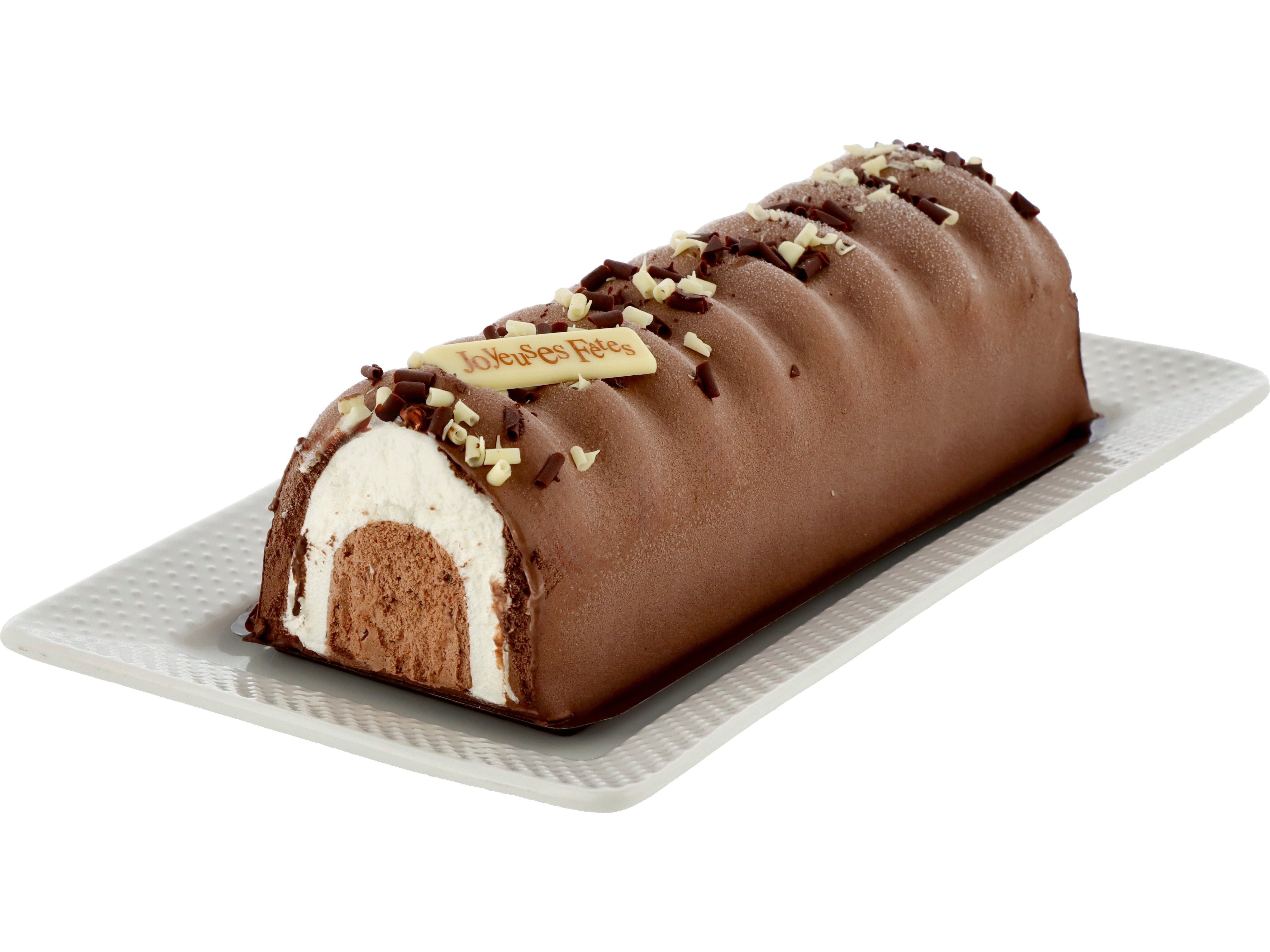 GELADO AUCHAN TRONCO 3 CHOCOLATES 1L image number 1