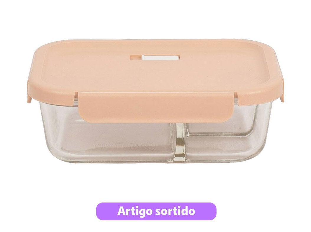 CAIXA HERM&Eacute;TICA VIDRO CODIL 3 DIVIS&Oacute;RIAS 1.4L CORES SORTIDAS image number 0