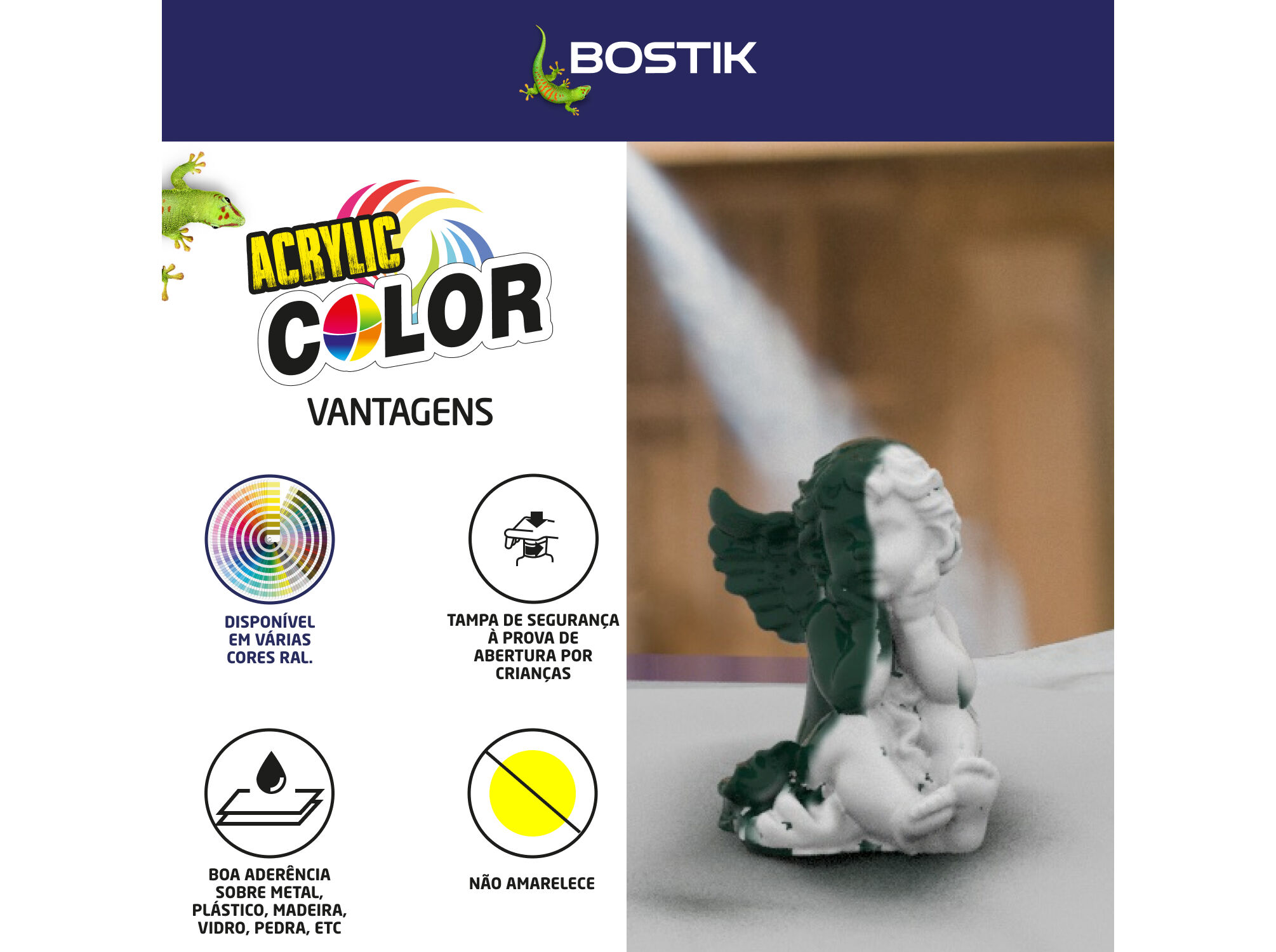 SPRAY ACRYLIC BOSTIK VERDE GARRAFA BRILHANTE 400ML image number 5
