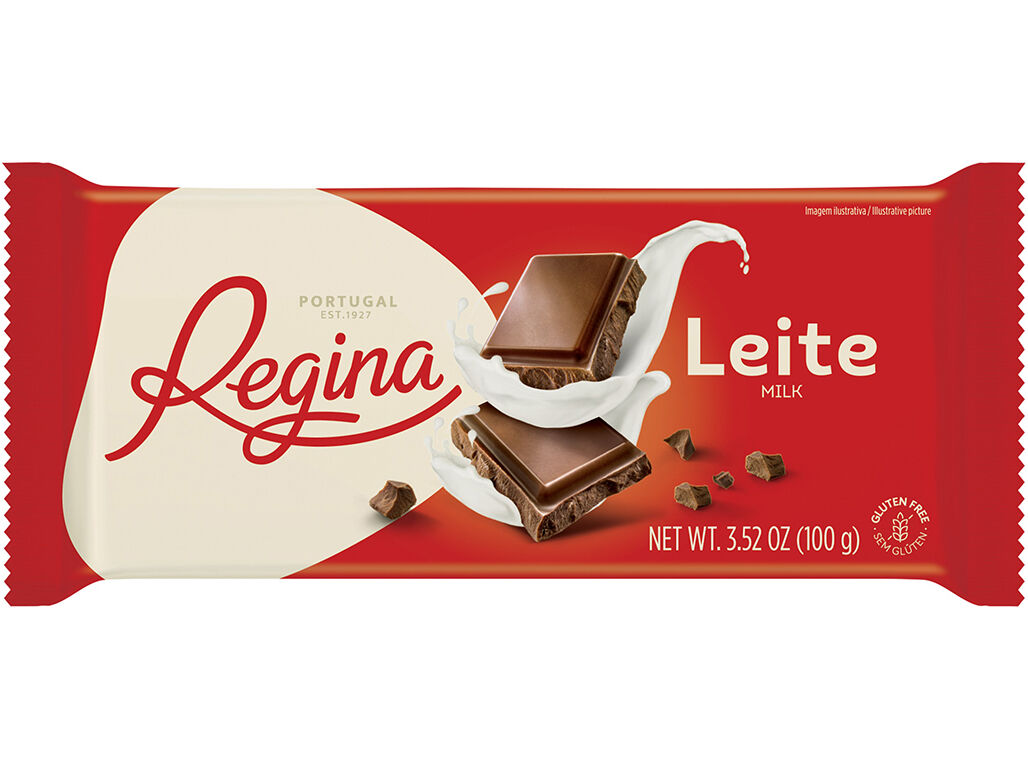 CHOCOLATE REGINA DE LEITE TABLETE 100G image number 0