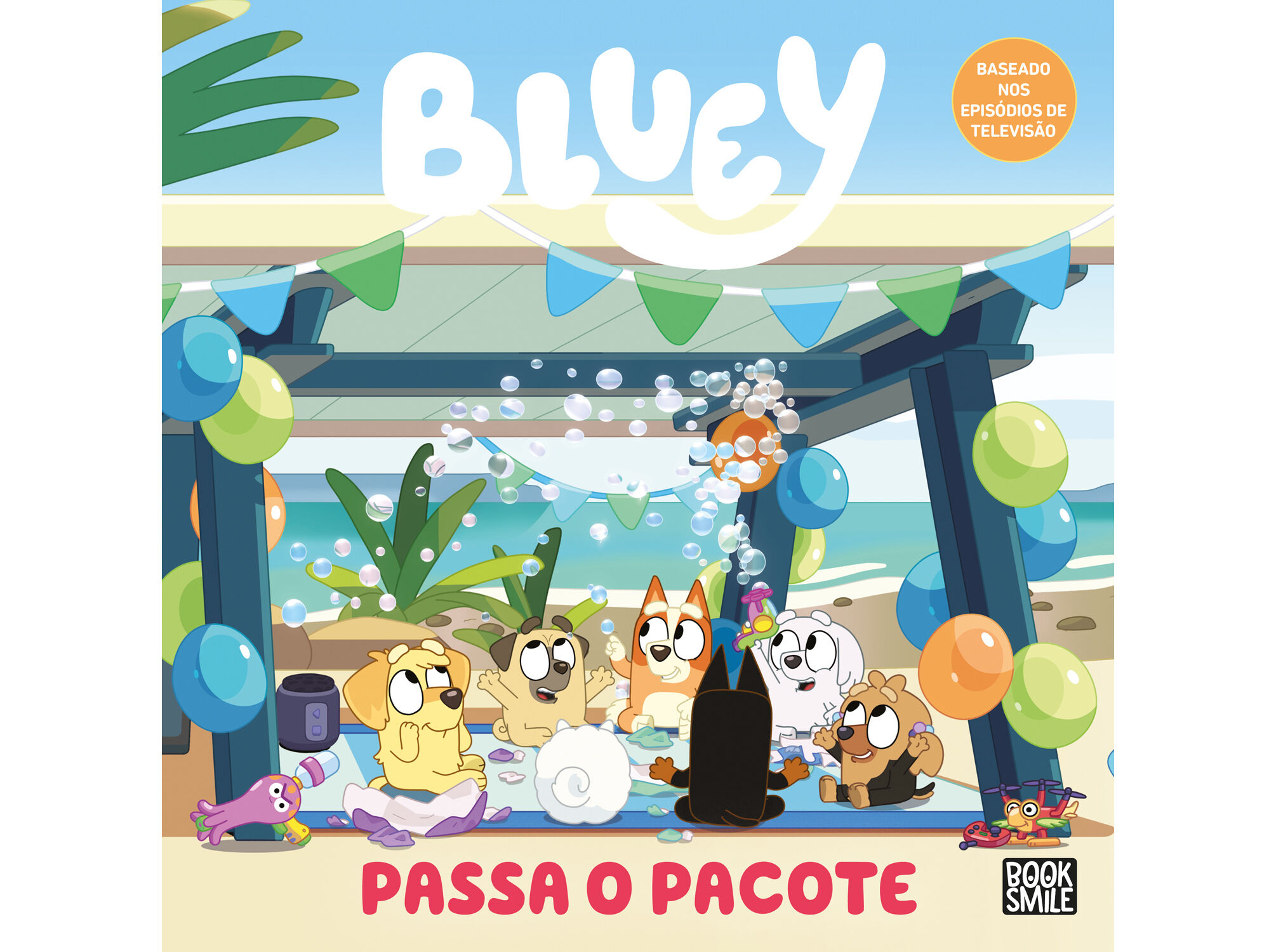 LIVRO BLUEY - PASSA O PACOTE